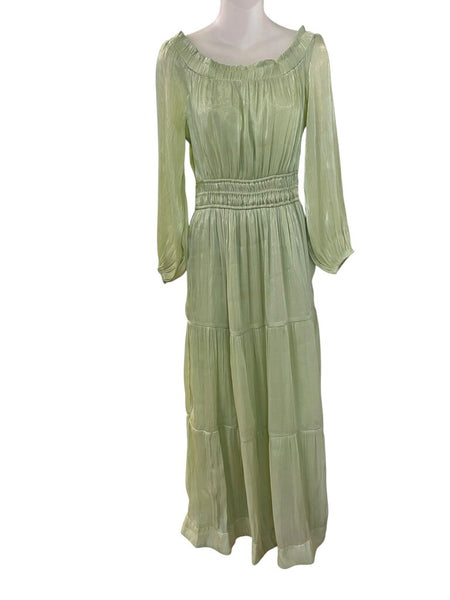off shoulder maxi dress