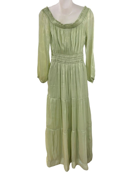 off shoulder maxi dress