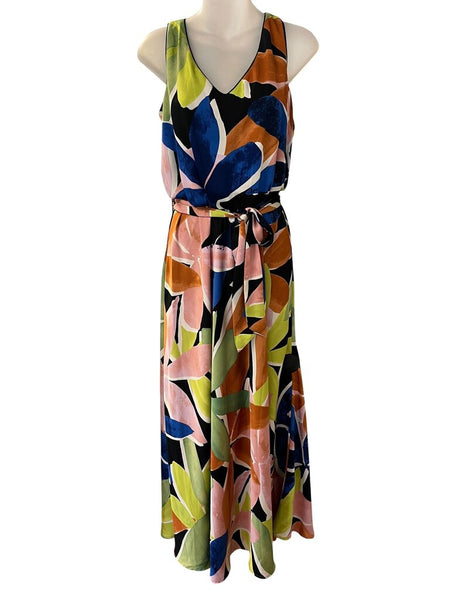 abstract floral dress