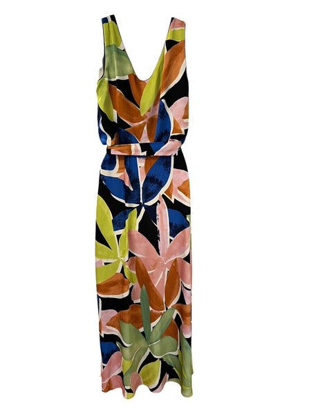 abstract floral dress