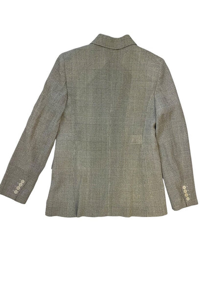 new wool plaid blazer